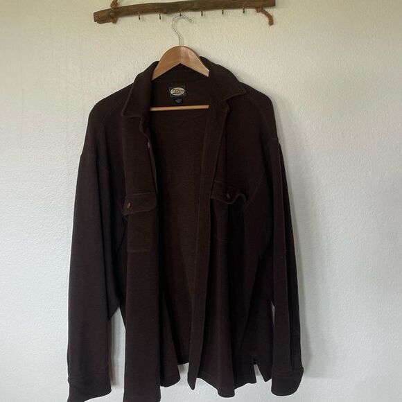 Tommy Bahama brown Shacket - Picture 1 of 4